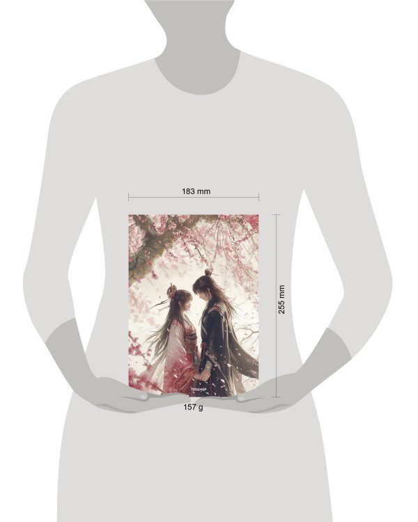 Блокнот-планер недатированный. Любовь под цветущей вишней (А4, 36 л., на скобе)