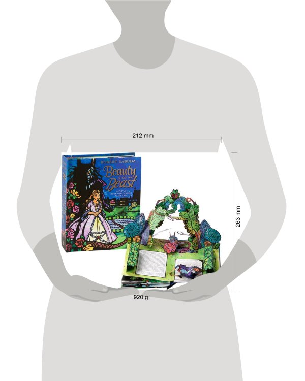 Beauty and the Beast Pop-Up (Robert Sabuda) Красавица и Чудовище (Роберт Сабута)/ Книги на английском языке