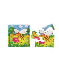 Игра из дерева "Пчёлка" (собираем по картинке) (Baby Step)