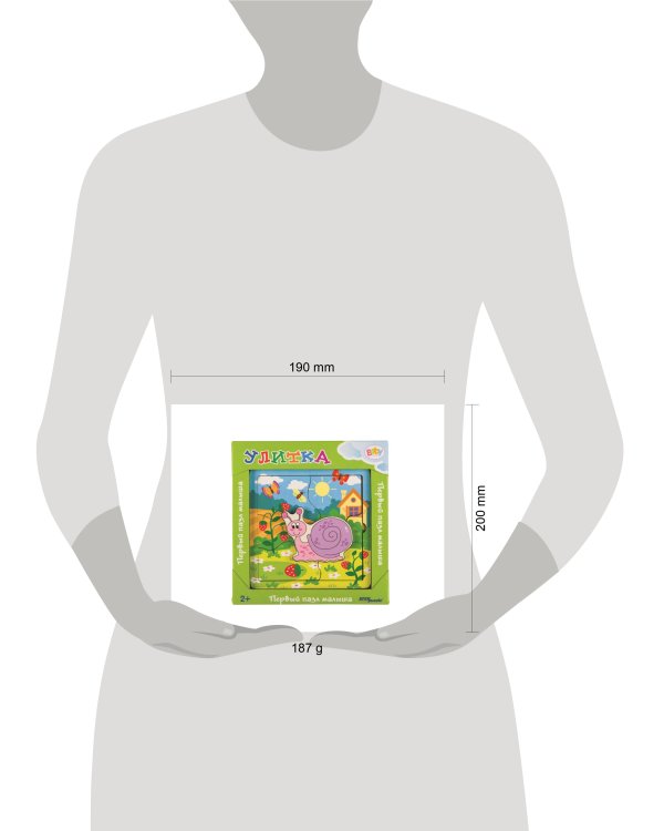 Игра из дерева "Улитка" (собираем и играем) (Baby Step)