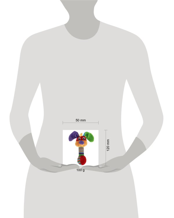 Текстильная игрушка погремушка собака с мячиком функционал Умка в кор.360шт