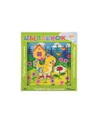 Игра из дерева "Цыплёнок" (собираем и играем) (Baby Step)