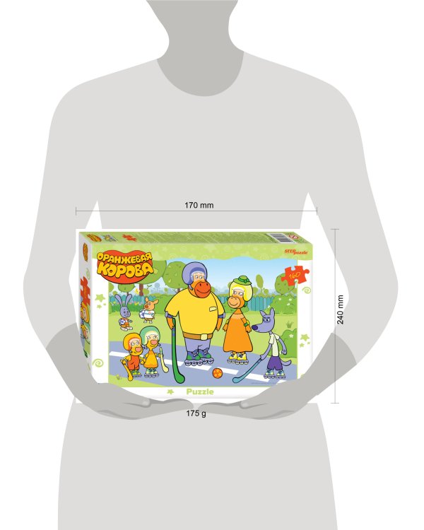 Мозаика "puzzle" 160 "Оранжевая корова" (С/м)