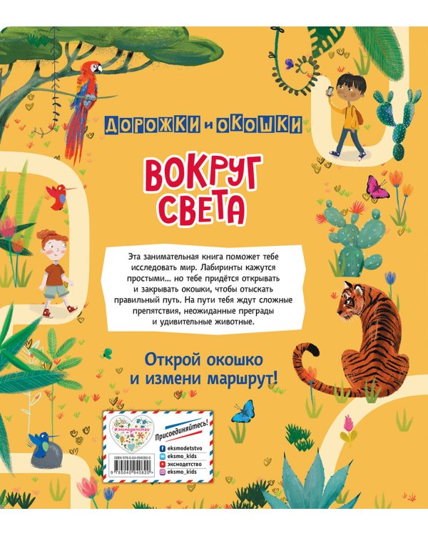 Вокруг света. Лабиринты с окошками