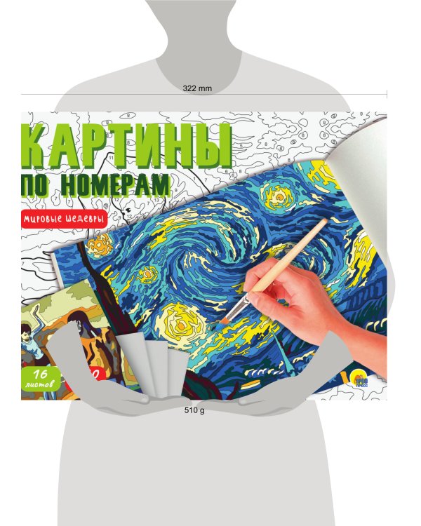 КАРТИНЫ ПО НОМЕРАМ. МИРОВЫЕ ШЕДЕВРЫ