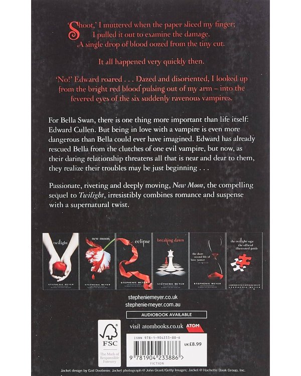 New Moon (Stephenie Meyer) Новолуние (Стефани Майер) /Книги на английском языке