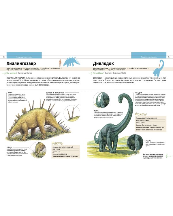 Динозавры и другие древние животные Земли
