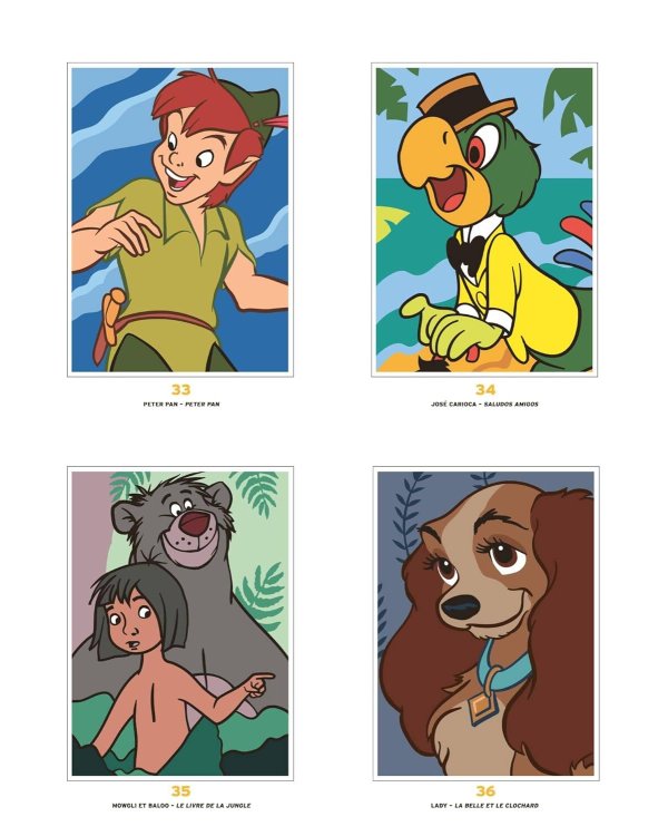 Coloriages mysteres Disney Portraits Раскраска Волшебный мир Диснея Портреты /Книги на английском языке