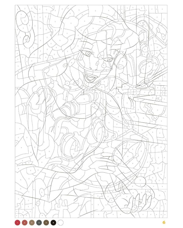 Coloriages mysteres Disney Portraits Раскраска Волшебный мир Диснея Портреты /Книги на английском языке