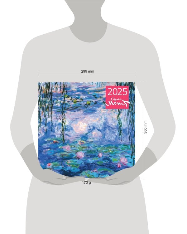 Клод Моне. Календарь настенный на 2025 год (300х300 мм)