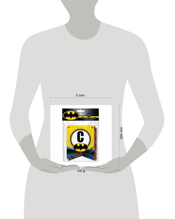 Batman. Гирлянда поздравительная "С Днем рождения!"