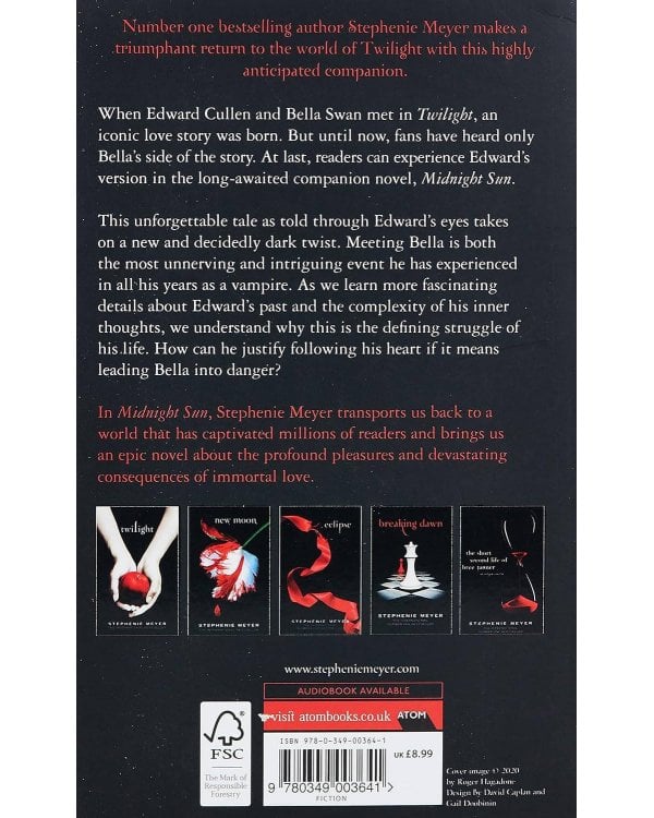 Midnight Sun (Stephenie Meyer) Солнце полуночи (Стефани Майер) /Книги на английском языке
