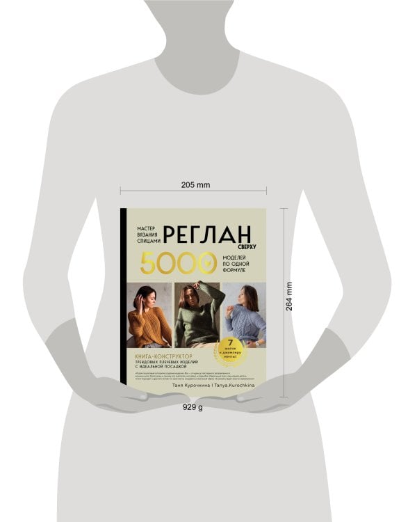 Мастер вязания спицами. РЕГЛАН сверху. 5000 моделей по одной формуле. Книга-конструктор трендовых плечевых изделий с идеальной посадкой