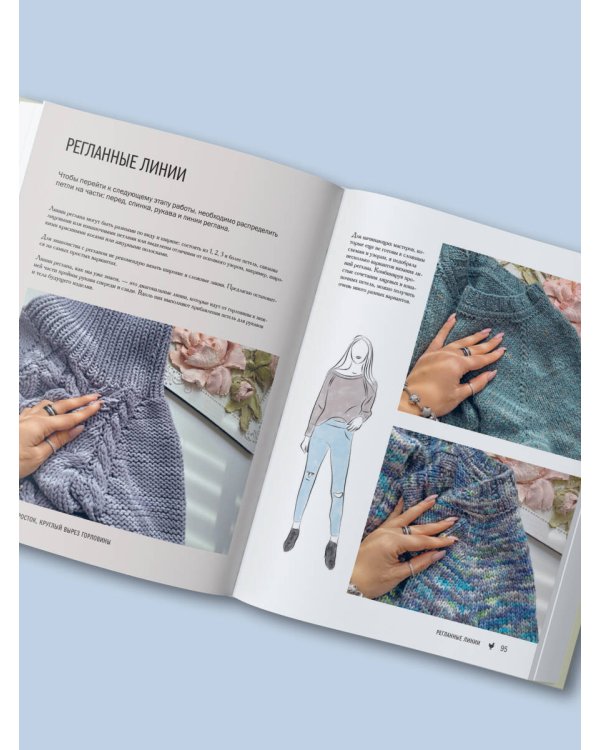 Мастер вязания спицами. РЕГЛАН сверху. 5000 моделей по одной формуле. Книга-конструктор трендовых плечевых изделий с идеальной посадкой