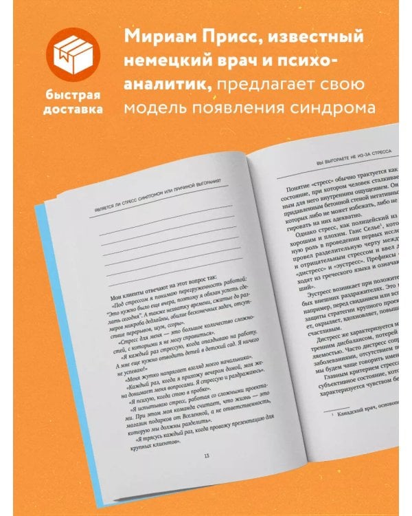 Вы выгораете не из-за стресса. Книга о том, как работать и жить в удовольствие