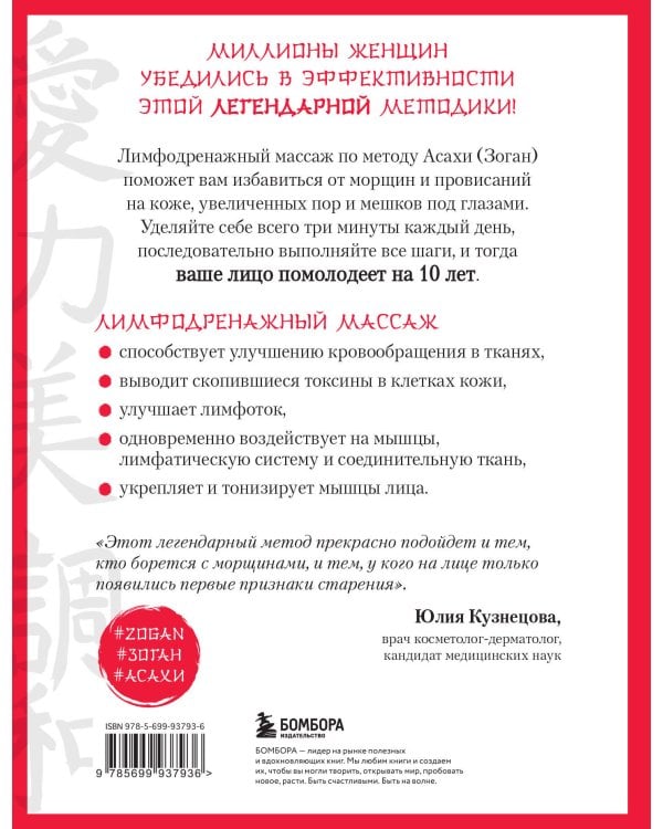 Японский массаж лица. Метод Асахи (Зоган)