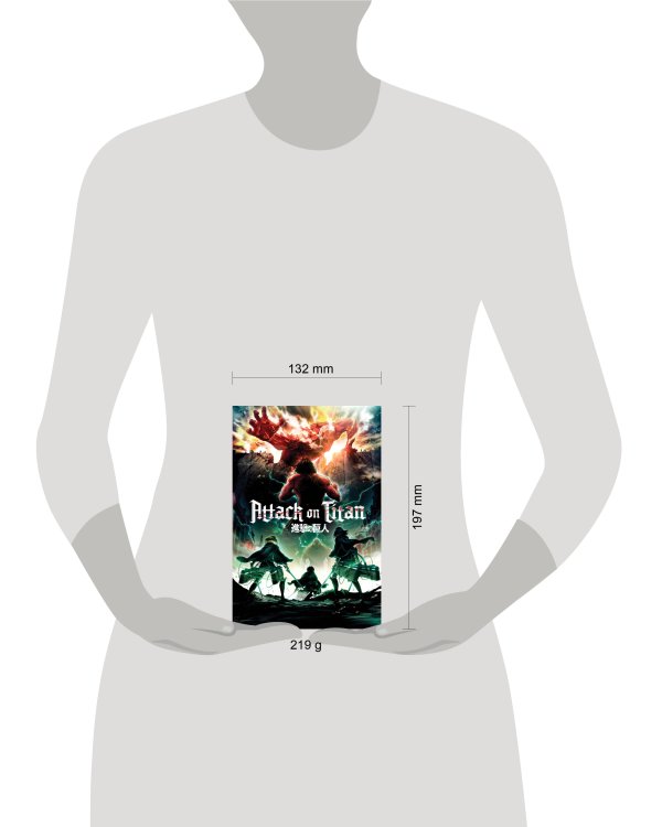 Атака титанов. Скетчбук для создания твоих историй (оригинальный формат манги, светлый)