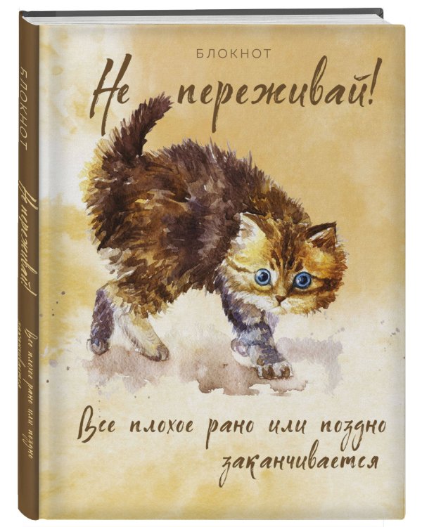 Блокнот. Не переживай! Все плохое рано или поздно заканчивается