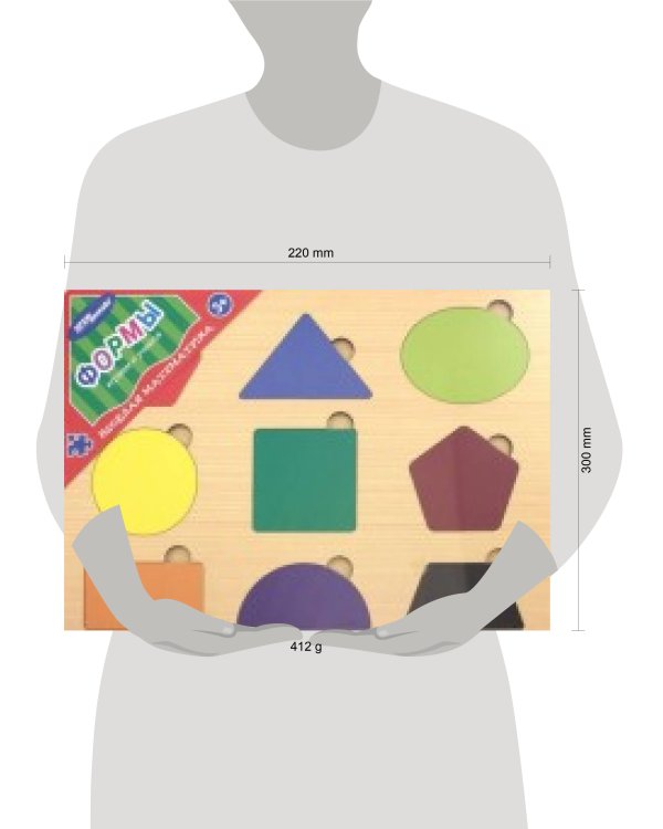 Игра из дерева "Весёлая математика. Формы"