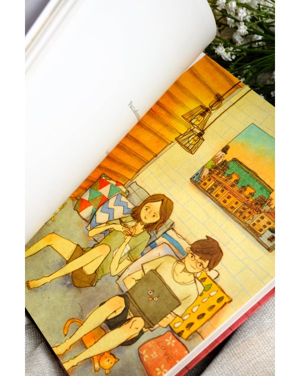 История любви. Уютные иллюстрации Puuung. Книга 1