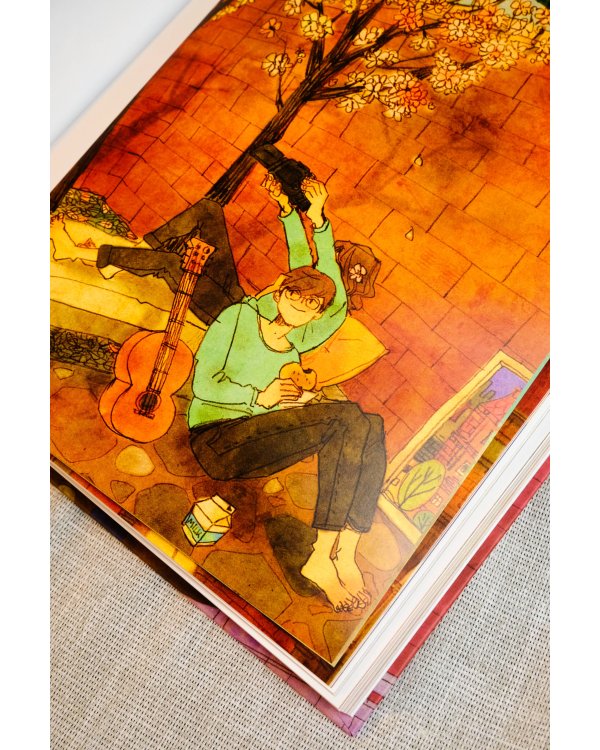 История любви. Уютные иллюстрации Puuung. Книга 1