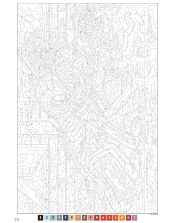 Coloriages mysteres Disney Mickey and friends Раскраска Волшебный мир Диснея Микки и его друзья /Книги на английском языке