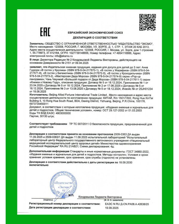 Большой подарок от Деда Мороза