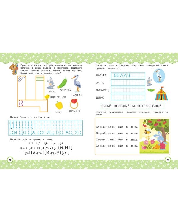 Чтение и письмо. Профилактика трудностей в обучении. 5+