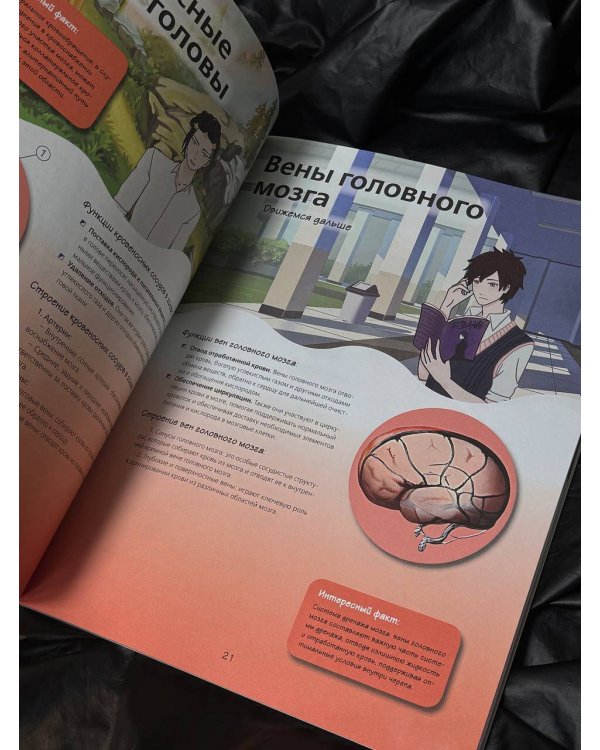 Атлас анатомии в стиле манга