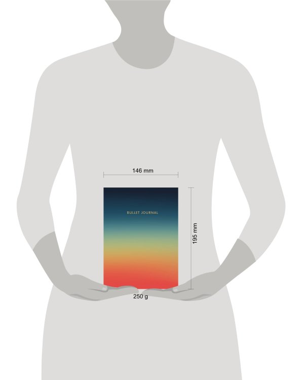 Блокнот в точку: Bullet Journal (закат, 160 c., с наклейками)