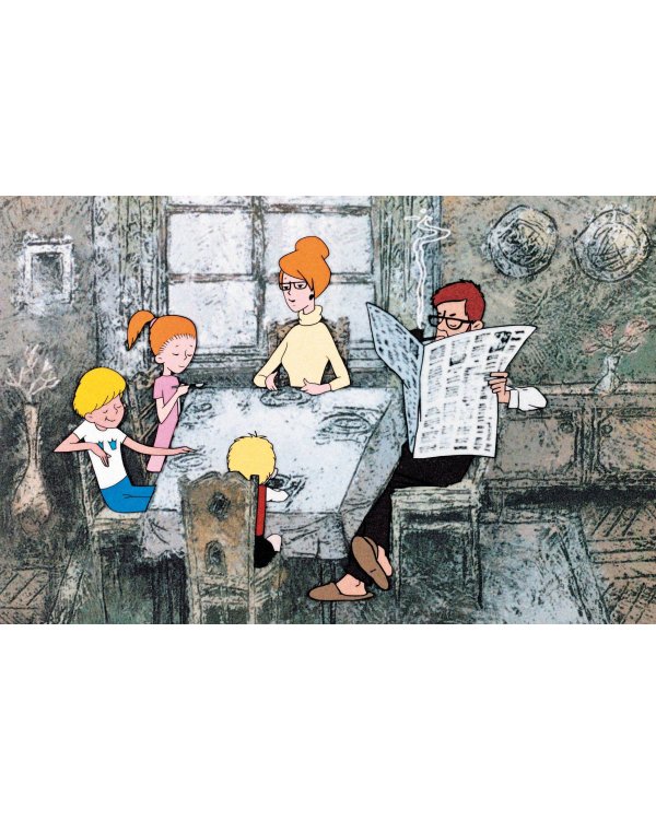 Малыш и Карлсон, который живёт на крыше (илл. А. Савченко)