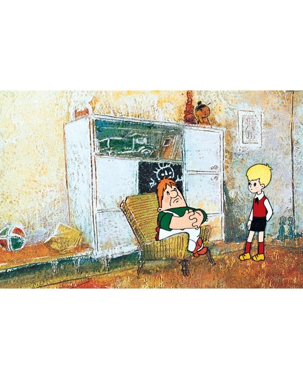 Малыш и Карлсон, который живёт на крыше (илл. А. Савченко)