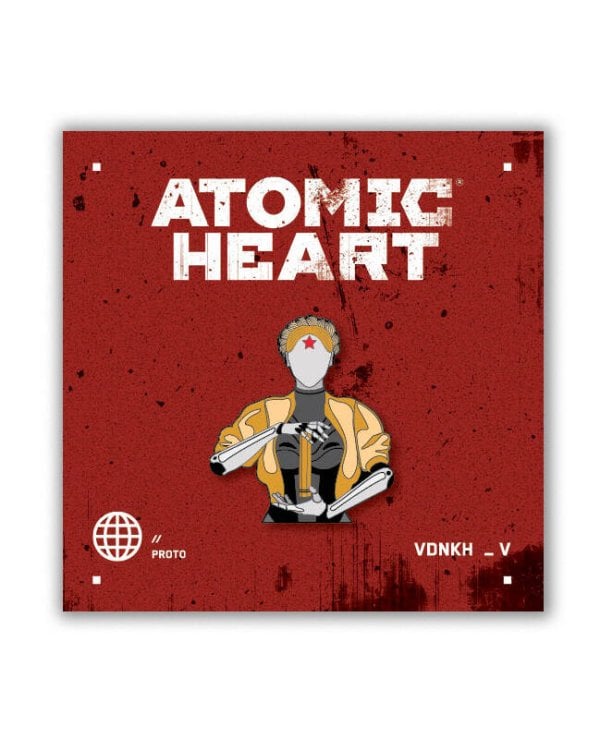 Значок металлический. Atomic Heart. Близняшка
