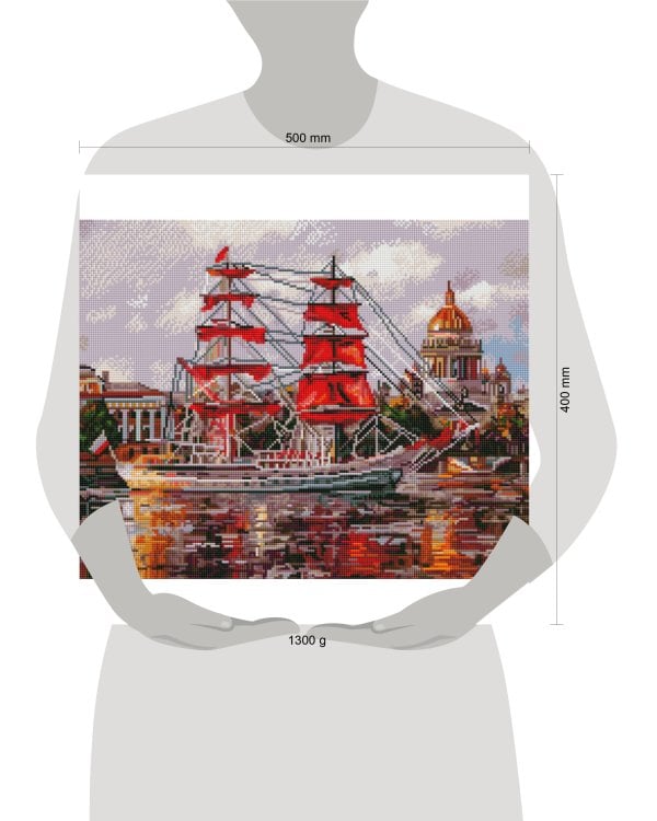 993-AT-S Санкт-Петербург. Нева. Алые паруса.