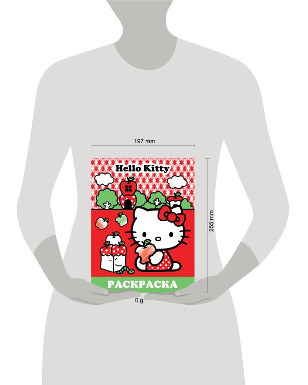 Hello Kitty. Раскраска