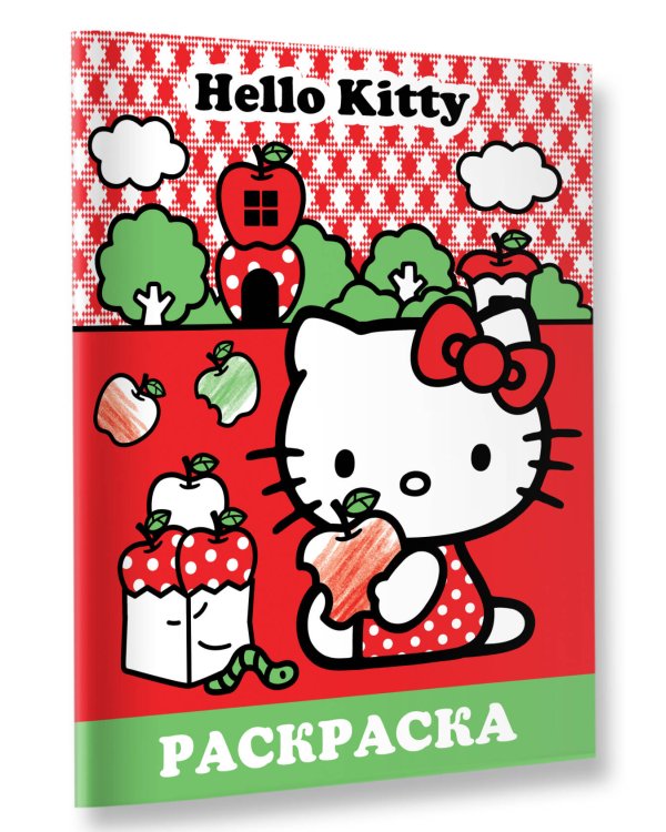 Hello Kitty. Раскраска