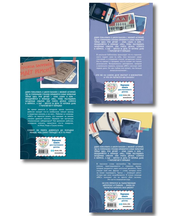 Комплект из 3-х книг: Команда "ИКС". Детский детектив. Книги 1-3 (ИК)