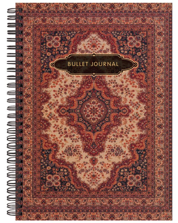 Блокнот в точку: Bullet Journal (ковер, 120 c., пружина)