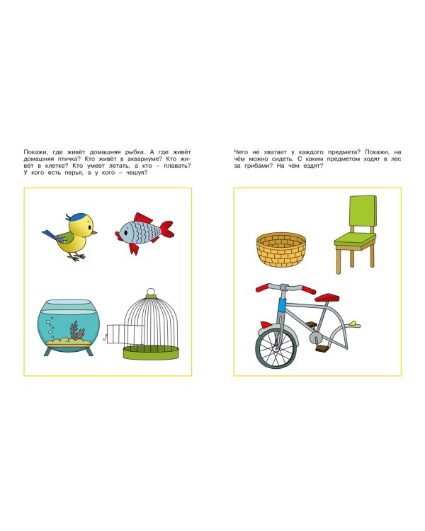 Логические задачки. Развиваем интеллект (2-3 года)