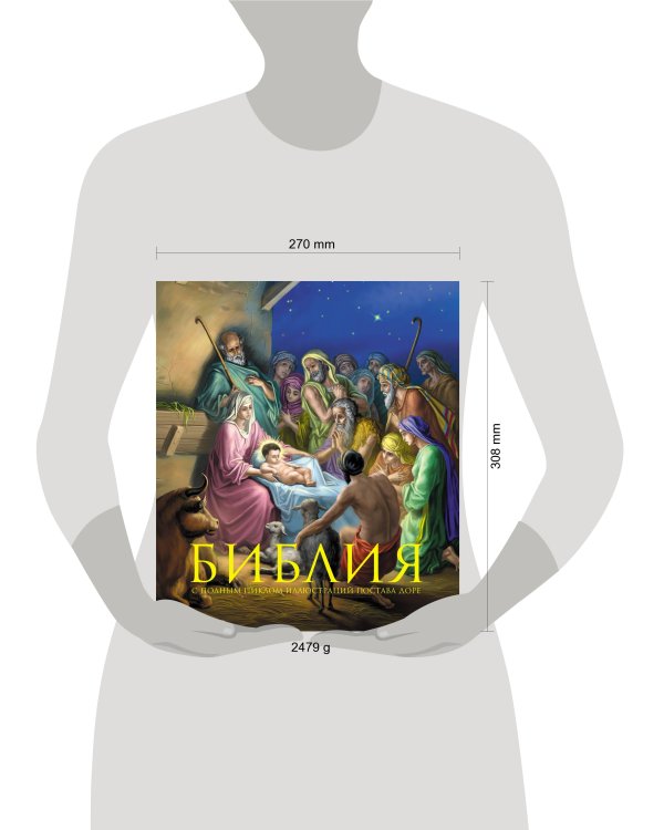 Библия. Книги Священного Писания Ветхого и Нового Завета. С полным циклом иллюстраций Гюстава Доре, впервые в мире воспроизведенных в цвете