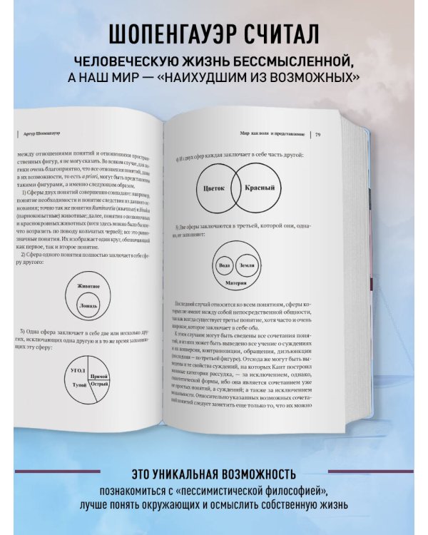 Артур Шопенгауэр. Мир как воля и представление. Афоризмы житейской мудрости. Эристика, или Искусство побеждать в спорах (новое оформление)