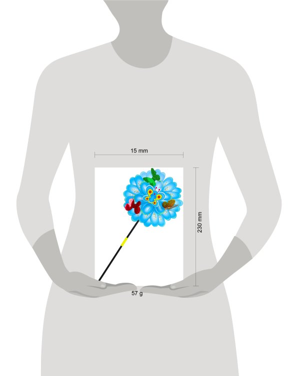 Серия Весёлые забавы: Ветерок (45см)"Ароматный цветок"(в пакете) ( Арт. QH16)
