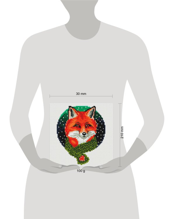 Мозаика на подрамнике. Дядушка лис (571-ST-S)