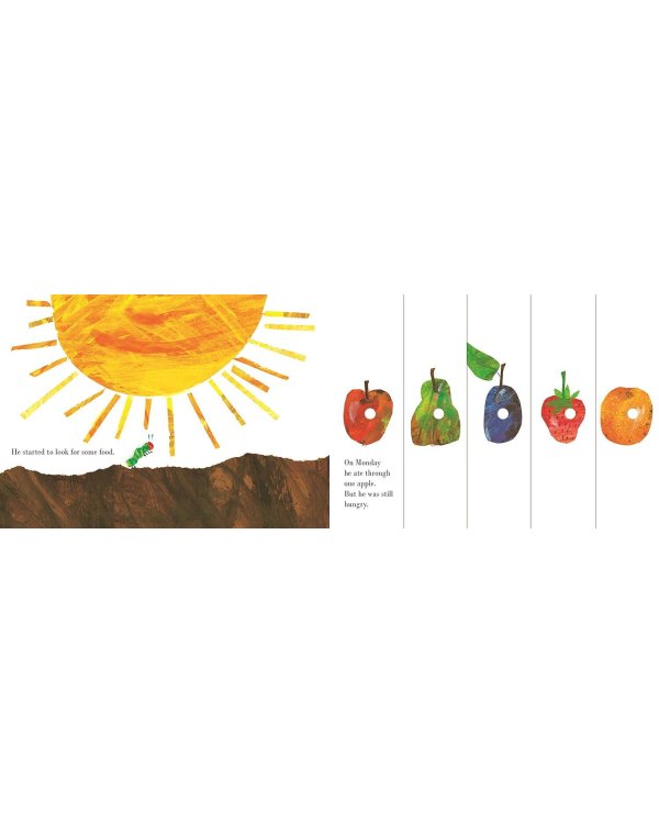The very hungry caterpillar (Eric Carle) Очень голодная гусеница (Эрик Карл) /Книги на английском языке