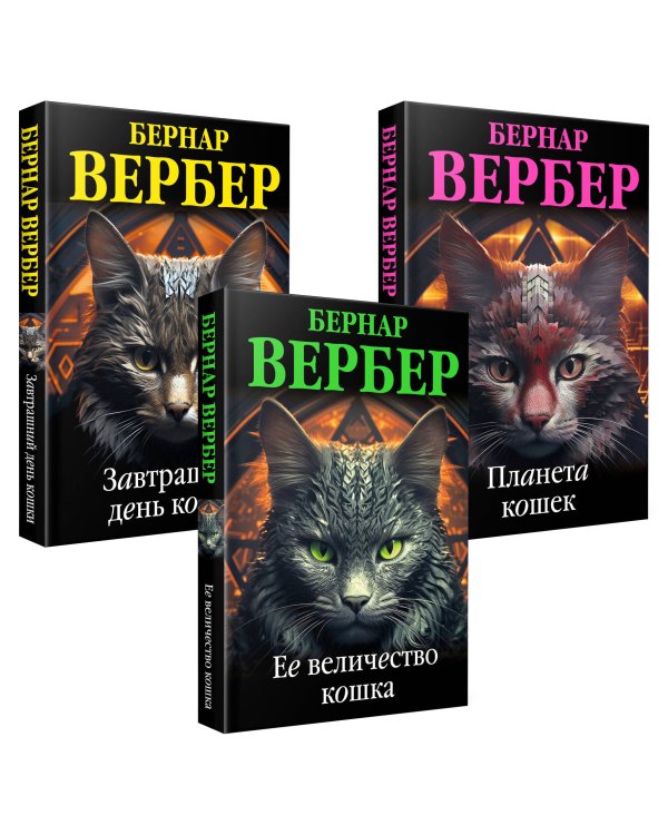 Комплект из 3 книг (Завтрашний день кошки + Ее величество кошка + Планета кошек)