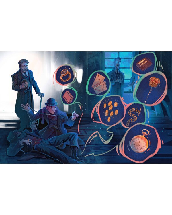 Этюд в багровых тонах (с иллюстрациями Полины Граф)