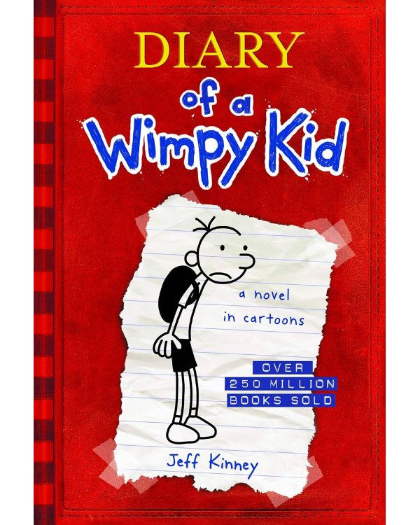 Diary of a wimpy kid (Jeff Kinney) Дневник слабака (Джефф Кинни)  /Книги на английском языке