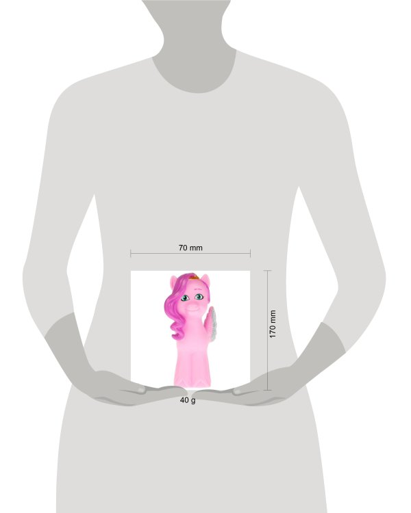 Игрушка для ванны, МОЙ МАЛЕНЬКИЙ ПОНИ pip, 11 см в сетке КАПИТОШКА в кор.100шт