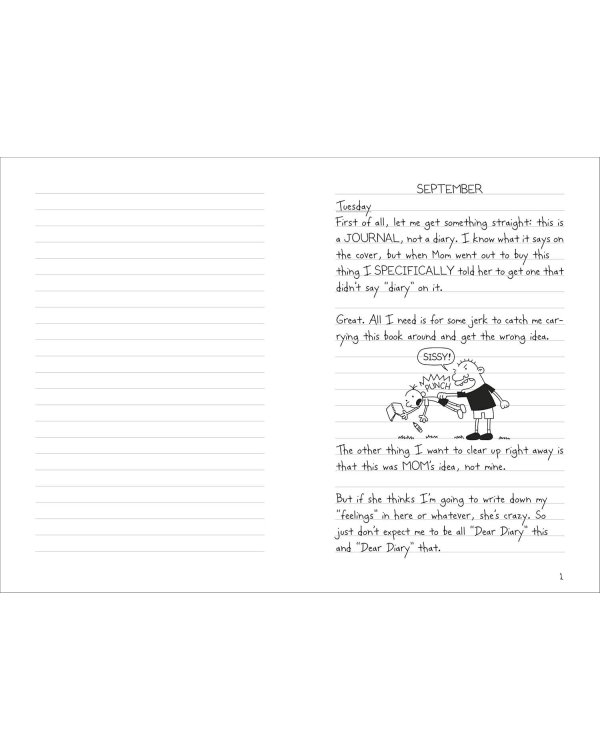 Diary of a wimpy kid (Jeff Kinney) Дневник слабака (Джефф Кинни)  /Книги на английском языке