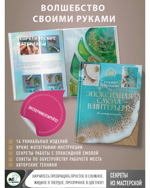 Эпоксидная смола в интерьере. 16 мастер-классов